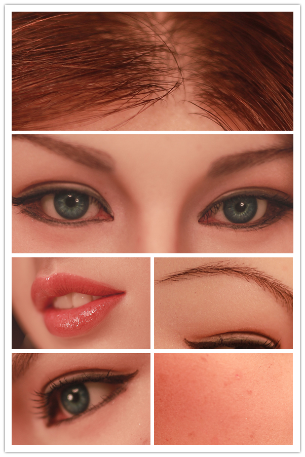 Hailey 168cm | 5'5" E CUP Silicone Head+TPE Body