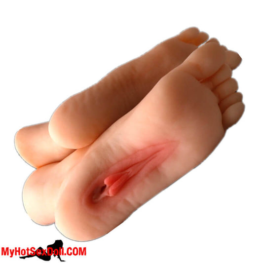 TPE Foot Fetish Sex toy Realistic Pussy In Foot Stroker 1.83 lbs | 832g