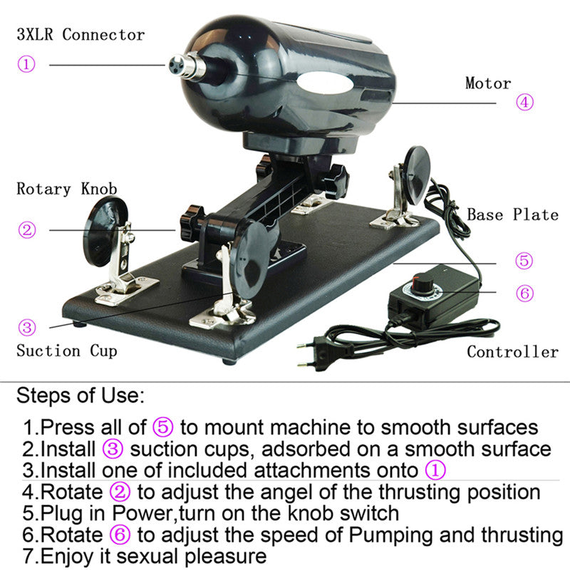 Sex Machine 2021F2S Black