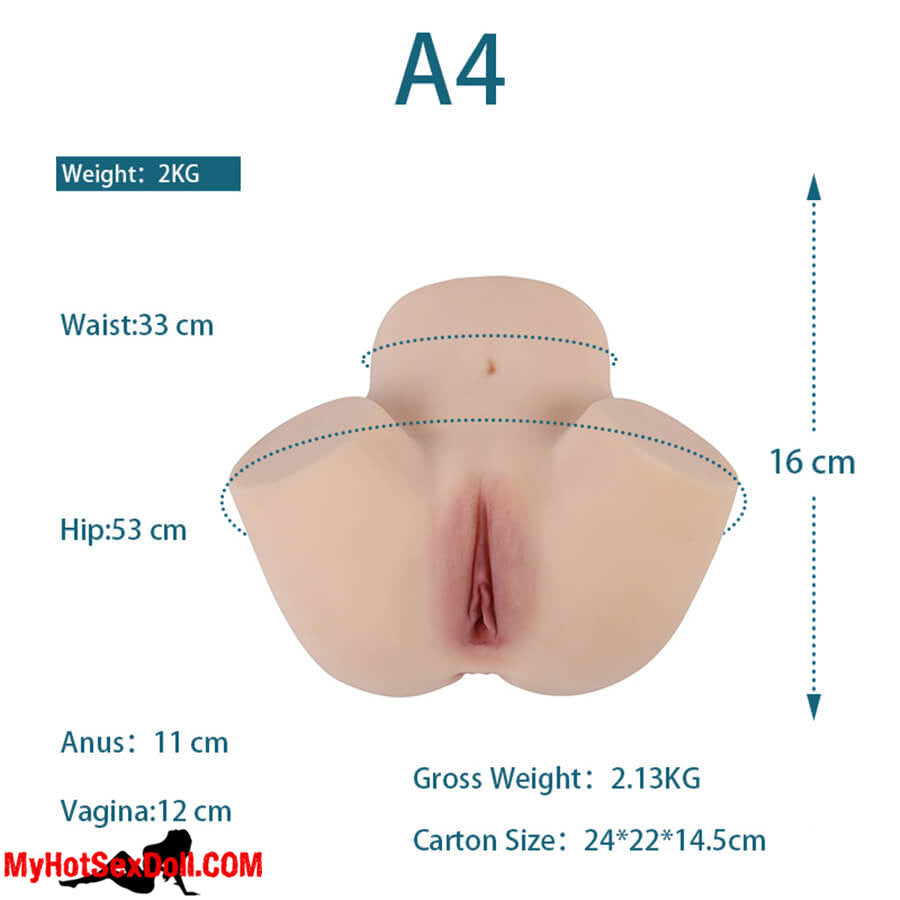 Realistic Vagina & Ass Male Masturbator 4.4 lbs | 2kg