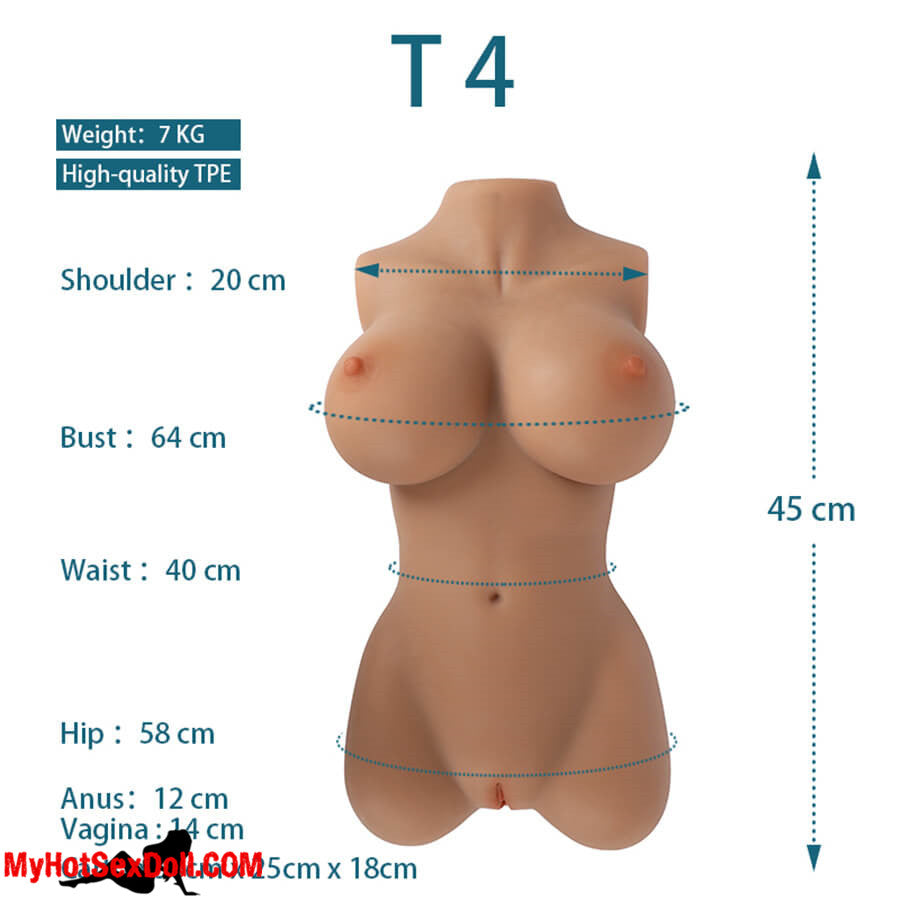TPE Mini Sex Doll Torso 15.5 lbs | 7kg